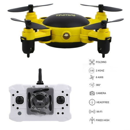 4 Channels D rone Mini Foldable 4 Axles RC Quadcopter Photography Video Device