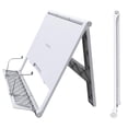 thumbnail image 1 of Readaeer Support de Livre Portable Angle Libre Réglable pour Épais Manuel Pliable Léger Repose-Livre (Blanc), 1 of 5