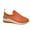 Orange, variant on Up to 65% off Women's Solid Color Casual Shoes with Round Head Half Drag Out Sneakers Blue US Size:7