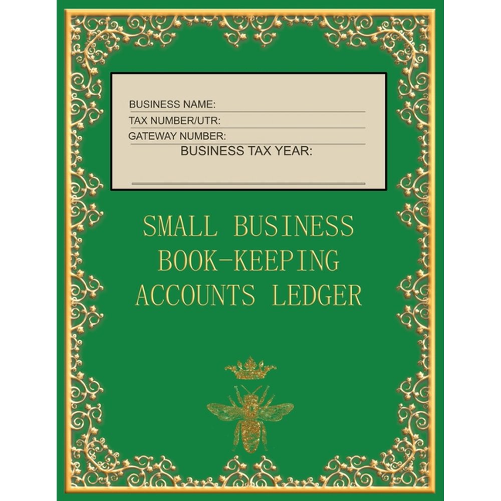 Small Business BookKeeping Accounts Ledger Large Bookkeeping ledger