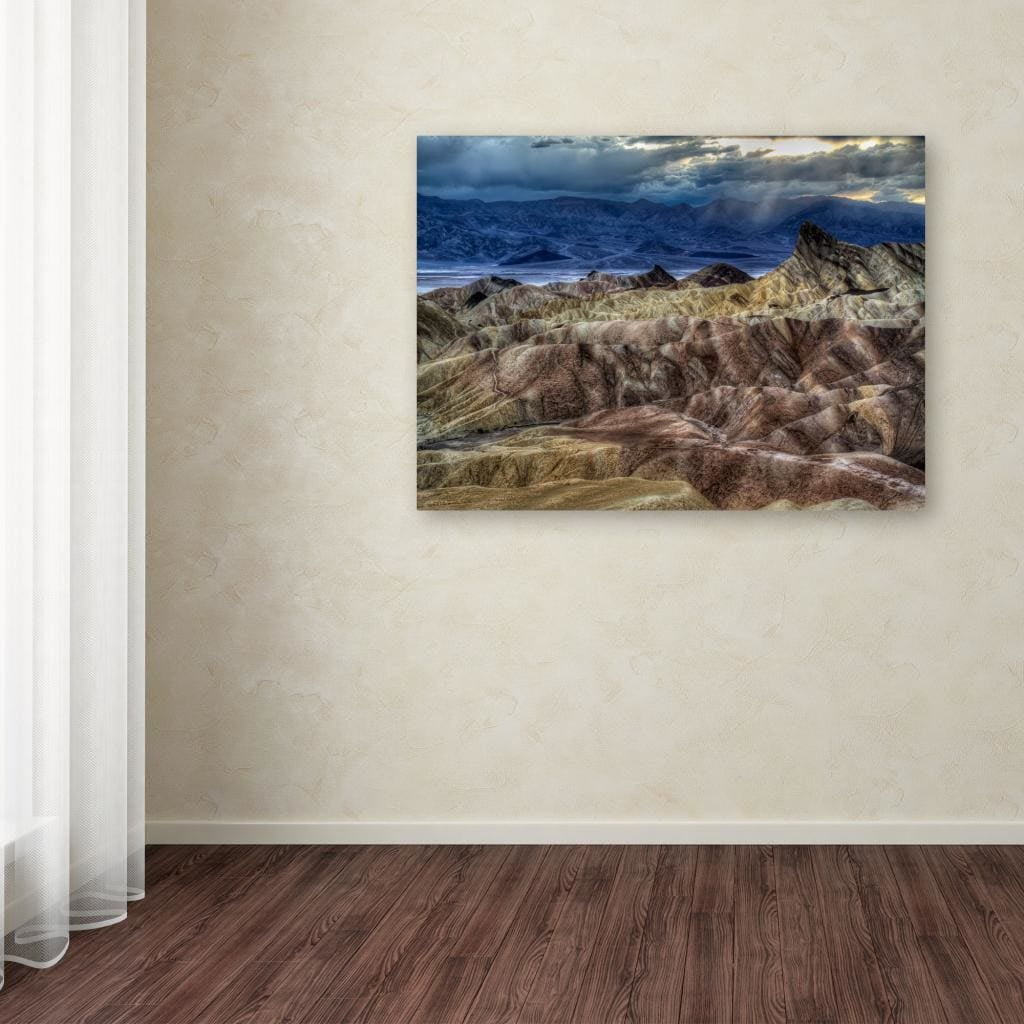 Trademark Fine Art "Death Valley" Canvas Art by Pierre Leclerc