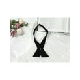 thumbnail image 5 of INSPIRE CHIC Pre Tied Adjustable Bowtie School Uniform Criss-Cross Bow Ties 2 Pcs, 5 of 6