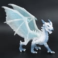 thumbnail image 2 of Simulation Sculpture Lifelike Appearance Dragon Model, Educational Dragon Toy, Halloween Gift Parties Birthday Gifts Easter Gifts For Children Ice Dragon, 2 of 8