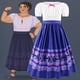 thumbnail image 2 of Niños Encanto Pepa/Luisa Madrigal Cosplay Disfraz De Niñas Vestido De Princesa Uniforme Vestidos Camisa Falda Trajes Traje De Halloween, 2 of 4