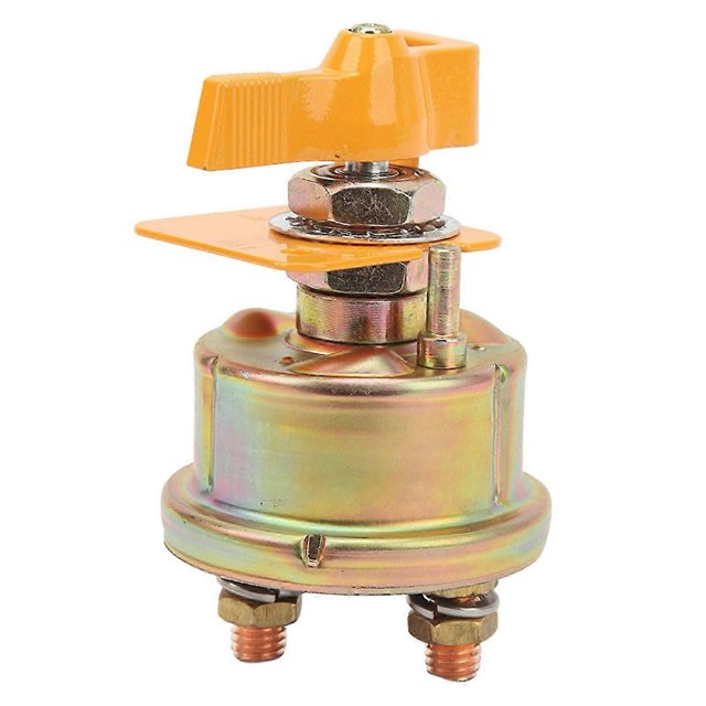 300A Rotary Battery Disconnect Switch 12V/24V Battery Isolator Switch With Fixed Keyhole for Rv Yachet