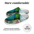 thumbnail image 6 of KLL Easter Egg1 Pattern Adult Unisex Cozy Slippers,Fuzzy Slip-on Slippers TPR Sole Slippers Comfort Plush Home Footwear for Indoor & Outdoor-37/38, 6 of 7