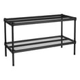 thumbnail image 4 of Design Ideas MeshWorks 2 Tier Metal Storage Shelving Unit Rack, Black, 4 of 7