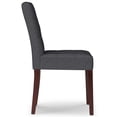 thumbnail image 3 of WyndenHall  Jefferson Contemporary Parson Dining Chair (Set of 2) - 18.9"w x 23"d x 35.8"h Slate Grey Foam,Polyester, 3 of 5
