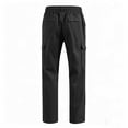 thumbnail image 6 of BVOFAR Cargo Pants for Men Big and Tall Lightweight Elastic Waisted Hiking Trousers Casual Workout Joggers Utility Work Trouser Black XXXXL, 6 of 6
