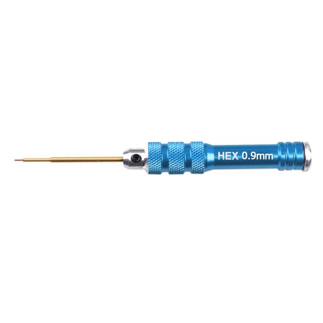 Juego Herramientas Destornillador Hexagonal Con Azul HSS para Herramientas Reparación Drones (0 9 Mm)