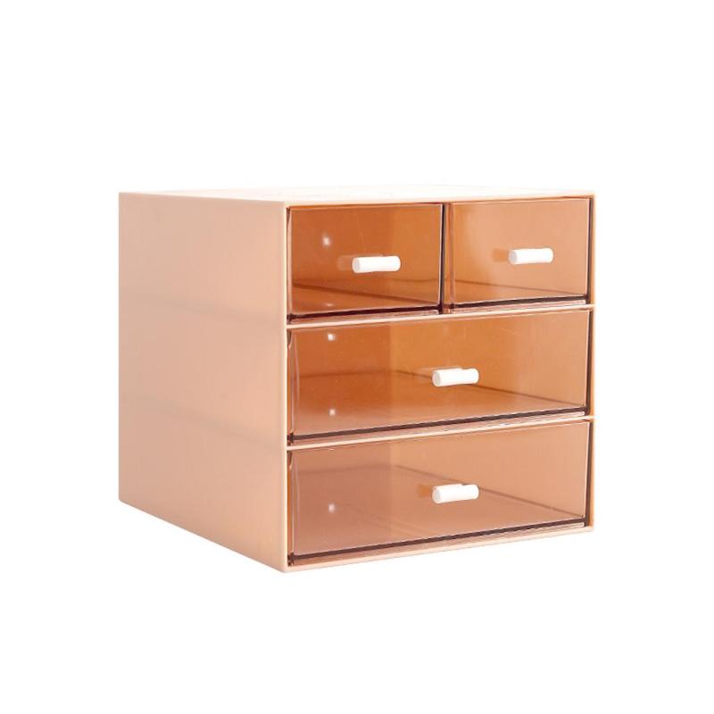 Buy Desk Storage Box Plastic Storage Box Multiple Grid with Drawers for