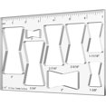 thumbnail image 1 of GHSDFBB 8 en 1 Modèles de Routeur pour Menuiserie, Gabarit Décoratif de Jigs de Routeur, Incrustation de Clé Papillon, 1 of 7