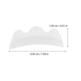thumbnail image 2 of Raindrops 10Pairs Transparent Silicone Eyelash Perming Pads Lash Lift Rods for Makeup and Salon, 2 of 8