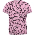 thumbnail image 2 of Halloween Pink Brains Costume All Over Mens T Shirt, 2 of 2
