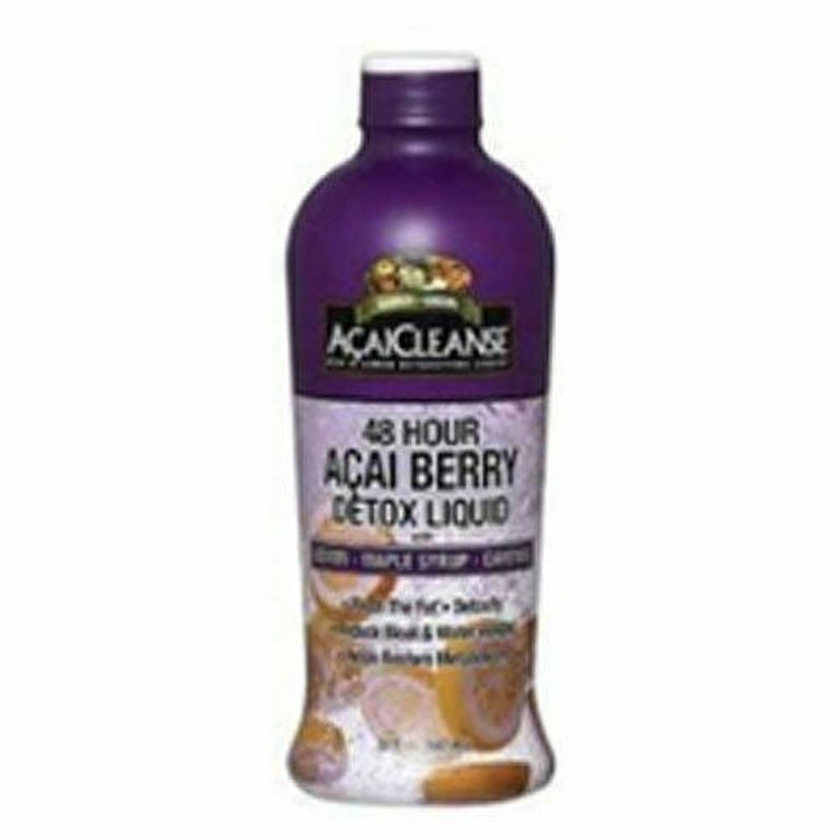 Garden Greens 4 Pack Acai Cleanse 48 Hour Detox 32 Oz Body Drink