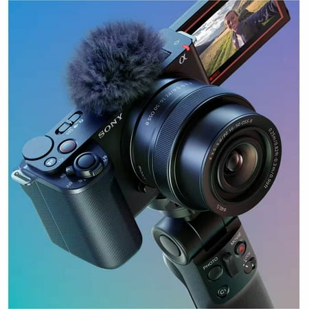 Sony - Alpha ZVE10 II: APS-C Content Creators’ Camera Kit - Black