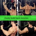 thumbnail image 5 of Home Gym Fitness Rowing T-bar V-bar Pulley Cable Machine Attachments, Bicep Curl Tricep LAT pulldown Bar Back Strength Training Handle Grips LAT Pull Down Bar Press Down Exercises, 5 of 5
