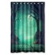 thumbnail image 1 of Cortina de Ducha Impermeable ABPHQTO Bosque Espeluznante Calabazas 120x180 cm, 1 of 1