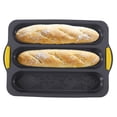 thumbnail image 1 of Silicone Baguette Pan Non-stick French Bread Baking Mould, 1 of 7