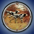 thumbnail image 2 of 1405505 English Setters clock - Made in USA, 2 of 3