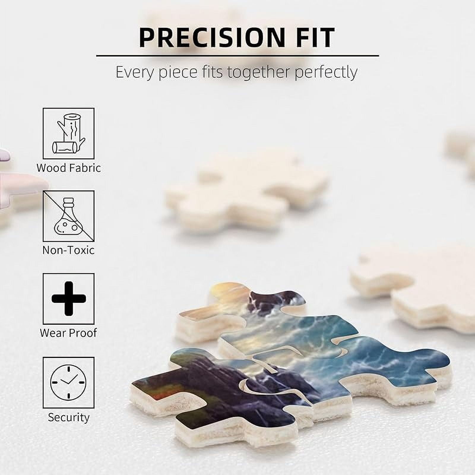 Jigsaw Puzzles 500 Pieces for Adults Butterflies African American Black Woman Formation Wooden Fun Puzzle Challenge for Adults and Families 20.4'' x 14.9''