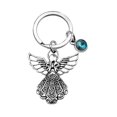 thumbnail image 2 of BNQL Guardian Angel Keychain with Birthstone Memorial Key Chain Personalised Gift (Dec.), 2 of 4