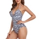 thumbnail image 3 of Traje de baño de una pieza para mujer Traje de baño sin espalda con cuello halter de moda Traje de baño para fiesta en la piscina en la playa Tipo 4 M, 3 of 6