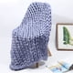 thumbnail image 2 of Moyic Manta tejida para el hogar, sala de estar, dormitorio, sofá, manta de punto, transpirable, 80x100cm Juegos de cama azul 80x100cm Moyic HA9217-08B, 2 of 6
