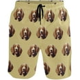 thumbnail image 2 of Custom Face Men's Swim Trunks by Customized Photo Quickly Dry Beach Shorts with Pocket and Mesh Lining, 2 of 4