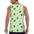 thumbnail image 3 of Easygdp Avocado Men's Tank Top, Sleeveless Muscle T Shirts, Breathable, Quick-Dry, Loose for Gym, Running, Fitness - 4X-Large, 3 of 9