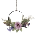 thumbnail image 1 of Corona de flores para puerta delantera, corona de primavera, colgante de pared para ventana, boda, vacaciones, día de San Valentín, interior y, 1 of 7