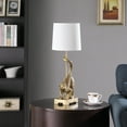 thumbnail image 2 of 24" In Wildlife Old World Gold  Capuchin Monkey Polyresin Table Lamp, 2 of 4