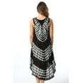 thumbnail image 4 of Riviera Sun Dress Dresses for Women (Black / White, 3X), 4 of 4