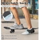 thumbnail image 5 of Mens No Show Socks Cotton Invisible Low Cut Ankle Socks 6-10/11-13 with Non Slip Grips 6 Pairs, 5 of 5