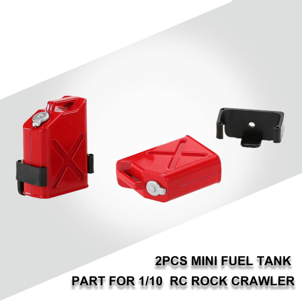 NEW 2PCS 1/10 Scale RC Rock Crawler Truck Accessories MINI FUEL TANK OIL CANS 
