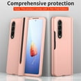 thumbnail image 6 of SaniMore for Samsung Galaxy Z Fold 4 Case, Shockproof Armor Hinge Rugged PC Folding Cover for Samsung Z Fold 4 with HD Film Screen Protector Military Grade Protection with S-Pen Stylus, Pink, 6 of 9