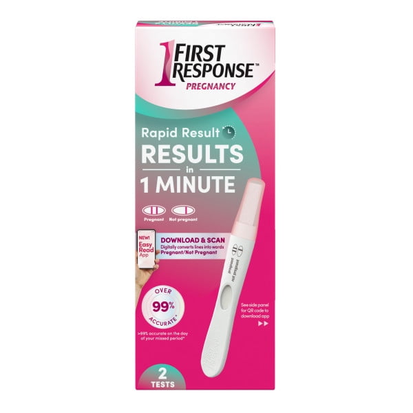 FIRST RESPONSE Rapid Result Result Pregnancy Test 2 Each(3pack)