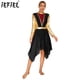 thumbnail image 2 of Vestido de tutú de Ballet para mujer, Ropa de baile, traje de baile de adoración de alabanza, cuello simulado, manga larga, coro de Iglesia, vestidos de alabanza lírica, 2 of 5