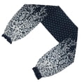 thumbnail image 3 of kurtrusly Boléro en Chiffon à Manches Longues pour Femmes Tendance Bleu Foncé Fleur 1ensemble, 3 of 6
