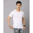 thumbnail image 2 of Crepeon Solid Men Cotton Round Neck Navy Blue,Black,Maroon, T Shirt, 2 of 10