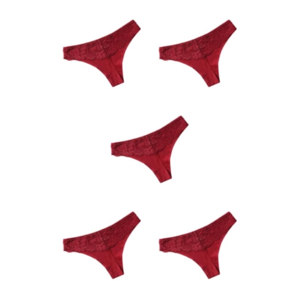 Qarigey Bragas de tiro bajo, tanga, ropa interior para mujer, Tanga, diseño de encaje, accesorio para citas, ropa de dormir transpirable para Type5 NO5