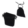UPOUART 30Pcs Black Velvet Drawstring Bags for Candy Storage Luxury ...
