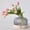 Pink, variant on Flowers Realistic Feel Flower Bundle for Dining Table Home Wedding Centerpiece 5PCS