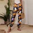 thumbnail image 6 of Womens Halloween Pajamas Pants Halloweens Yoga Pajamas Comfy Stretch Drawstring Pajamas Sleepwear Pjs Women, 6 of 6