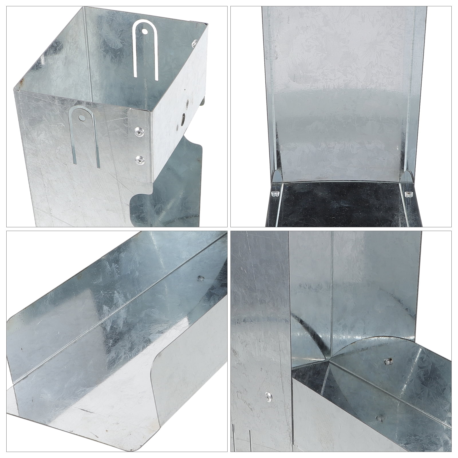 unbranded  Rain Collector 3*4 Inches Downspout Rainwater Diverter Type B Pitcher Barrel Silver