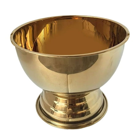 

Stainless Steel Champagne Ice Bucket Punch Bowls Champagne for Small Gatherings Picnic Outdoor Activities Weddings Parties Golden