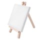 thumbnail image 3 of 4 By 4 Inch Mini Canvas And 8*16cm Mini Wood Easel Set For Painting Drawing School Student Artist S, 3 of 5