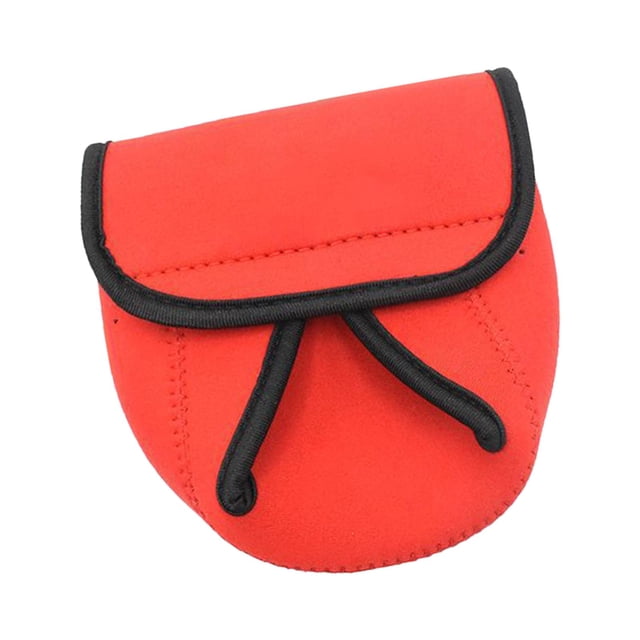 QualitChoice Sac de Moulinet de Pêche Étui de Protection Rouge Sac de Pêche Antichoc