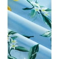 thumbnail image 4 of Blue Lemon Print Sleeveless Halter Midi Dress With Pleated Waist, Elegant Tea Party & Summer Occasion Dress, 4 of 4