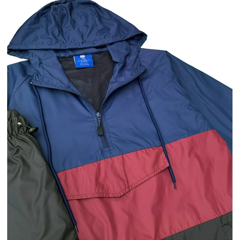 Men's 2-Piece Windbreaker Tracksuit Quarter Zip Track Jacket Men's 2-Piece Windbreaker Tracksuit Quarter Zip Track Jacket